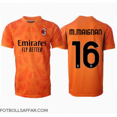 AC Milan Mike Maignan #16 Målvakt Bortatröja 2024-25 Kortärmad